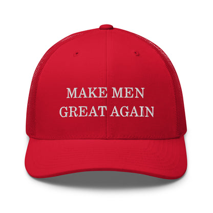 Red with white MMGA Hat